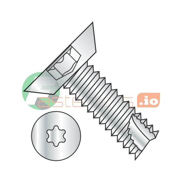Newport Fasteners Thread Cutting Screw, #6 x 5/16 in, Zinc Plated Steel Flat Head Torx Drive, 10000 PK 633515 - main